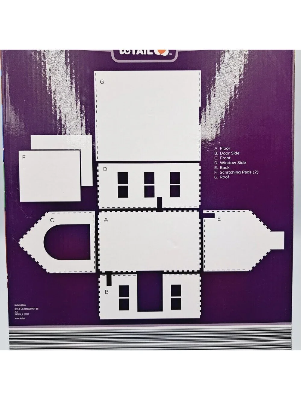 Tailgate Cat or Small Pet House with Cardboard Scratching Boards